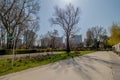 The Vienna Danube Park in spring, Austria