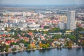 Vienna Danube and residentail district