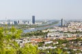 Vienna Danube River And Donaucity, Austria