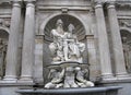 Vienna, fountain Allegory of the Danube Royalty Free Stock Photo