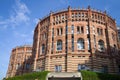Vienna Gasometers close-up. Austria Royalty Free Stock Photo
