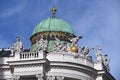 Vienna Hofburg Palace dome detail