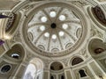 View of the decorative dome ceiling of the entrance to the Sisi Museum Hofburg Wien