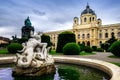 Vienna, Maria-Theresien-Platz Royalty Free Stock Photo