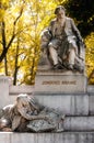 Vienna, monument of Johannes Brahms Royalty Free Stock Photo