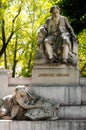 Vienna, monument of Johannes Brahms Royalty Free Stock Photo