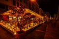Vienna Night Cafe Royalty Free Stock Photo