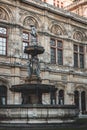 Vienna Opera House closeup facade view with details