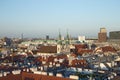 Vienna panorama from the roof of Stefansdom, Austria