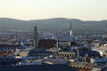 Vienna panorama from the roof of Stfansdom, Austria