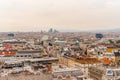 Vienna city panorama view from St. Stephan`s cathedral Austria Royalty Free Stock Photo
