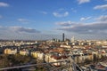 Vienna, park PRATER Austria, 03.29.2019.Vein from famous Prater Riesenrad, old giant ferris wheel and famous landmark of the city Royalty Free Stock Photo