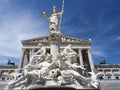 vienna parliament neoclassical style statues