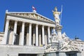 Vienna, Parliment building Royalty Free Stock Photo