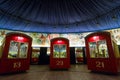 Vienna, Prater park. Old ferris wheel museum. Royalty Free Stock Photo