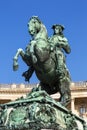 Vienna, Prince Eugene statue in front of Neue Burg building