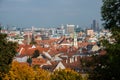Vienna rooftops on bright Royalty Free Stock Photo