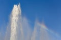 Vienna Schwarzenbergplatz Fountain And Rainbow, Austria Royalty Free Stock Photo