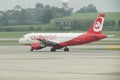 Airberlin aircraft on the runway