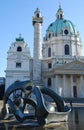 Vienna , St. Charles Cathedral Royalty Free Stock Photo