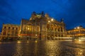 Vienna State Opera House at night Royalty Free Stock Photo