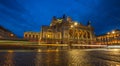 Vienna State Opera House at night, Austria Royalty Free Stock Photo