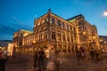 Vienna State Opera at night Royalty Free Stock Photo