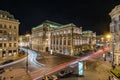 Vienna State Opera Night View Royalty Free Stock Photo