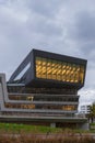 Vienna University of Economics and Business, the Library by Zaha Hadid Architects Studio. Royalty Free Stock Photo