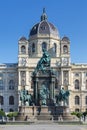 Vienna, view of Natural History Museum, Maria Theresa monument andin Garden