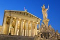 Vienna,view of Parliament building Royalty Free Stock Photo