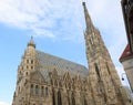 Vienna, WIEN, Austria - August 23, 2023:Exterior of St. Stephens Cathedral called Stephansdom