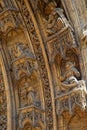 Detail of tympani of Saint-Maurice Cathedral, in Vienne, France