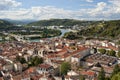 Vienne France and Rhone River Royalty Free Stock Photo