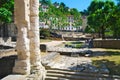 Roman Ruins in Vienne France. Royalty Free Stock Photo