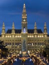 Viennese Christmas fair Royalty Free Stock Photo