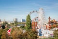 The viennese Prater with Giant Ferris Wheel