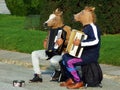 Viennese street musicians and entertainers - Vienna, Austria