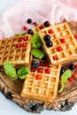 Viennese waffles