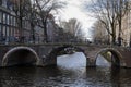 Vier heemskinderenbrug Bridge At Amsterdam The Netherlands 8-2-2022 Royalty Free Stock Photo