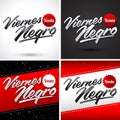 Viernes Negro Venta - Black Friday Sale Spanish text