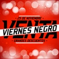 Viernes Negro Venta - Black Friday Sale spanish text