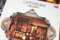 Closeup of british rock band The Cream vinyl Live record album cover Volume 2 from 1972