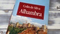 Closeup of Colin de Silva book cover Alhambra, historical novel about spanish history in 14th century