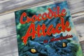 Closeup of isolated book cover of Hugh Edwards ture stories about crocodile attacks in Australia