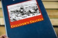 View on isolated book cover of Jonathan Swift Gullivers travels