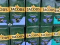 View on stack Jacobs filter coffee packages in german supermarket