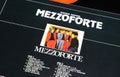 Closeup of vinyl record album cover of icelandic funk fusion band Mezzoforte, 1983