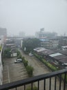 Vies of rainy day in bangkok