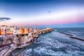 Vieste - beautiful coastal town on the rocks in Puglia